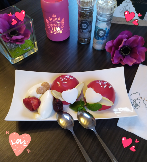 Valentijns menu voor 2