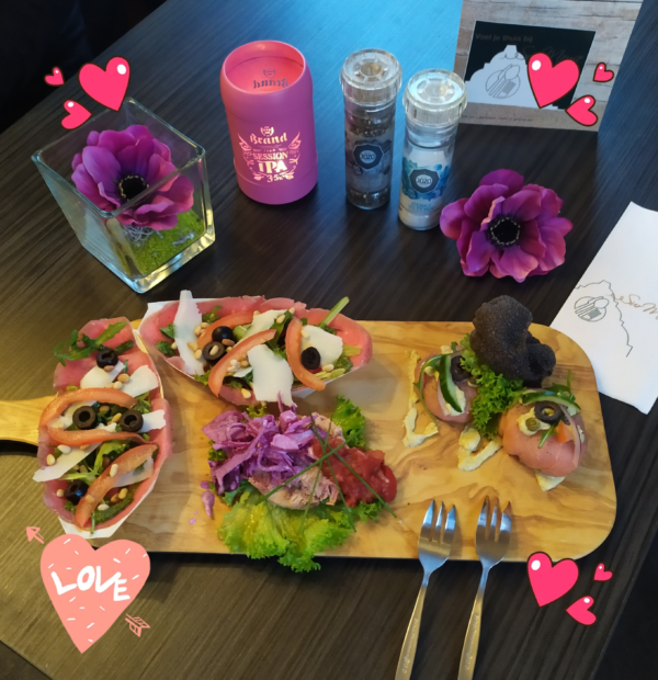 Valentijns menu voor 2